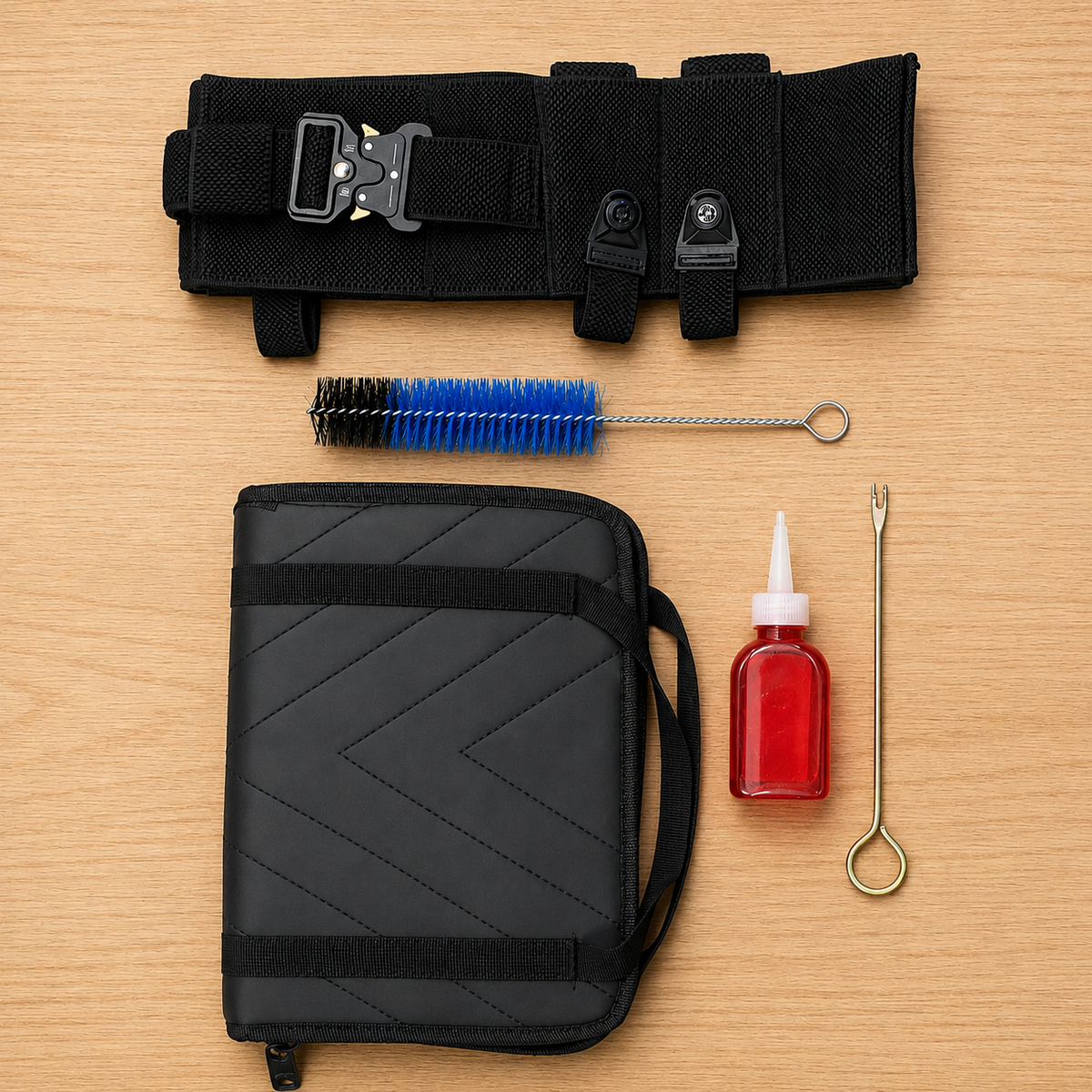 Best Value 3-in-1 Carry Kit | Belly Band Holster + GC Leather Pistol Bag + FREE Cleaning Kit