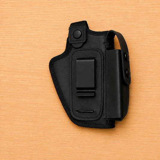 Premium Leather Clipper Holster | Glock, 9mm, 30 bore | (IWB/OWB)