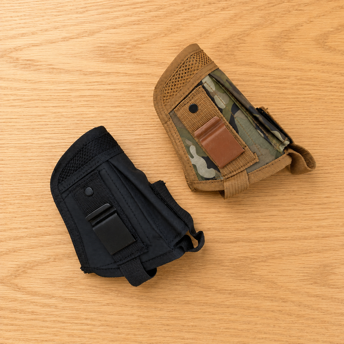 2-in-1 Premium Parachute Pistol Pouch Offer | Glock, 9mm, 30 bore | Free Cleaning Kit