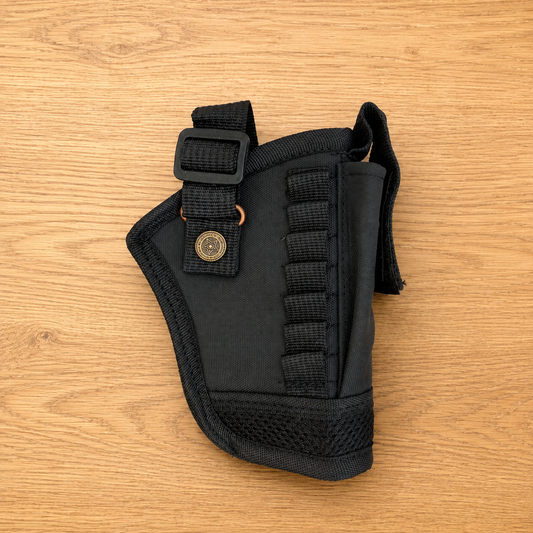 2-in-1 Premium Parachute Pistol Pouch Offer | Glock, 9mm, 30 bore | Free Cleaning Kit