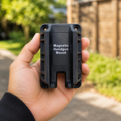 Magnetic Quick-Draw Handgun Mount | Secure Magnetic Carry System