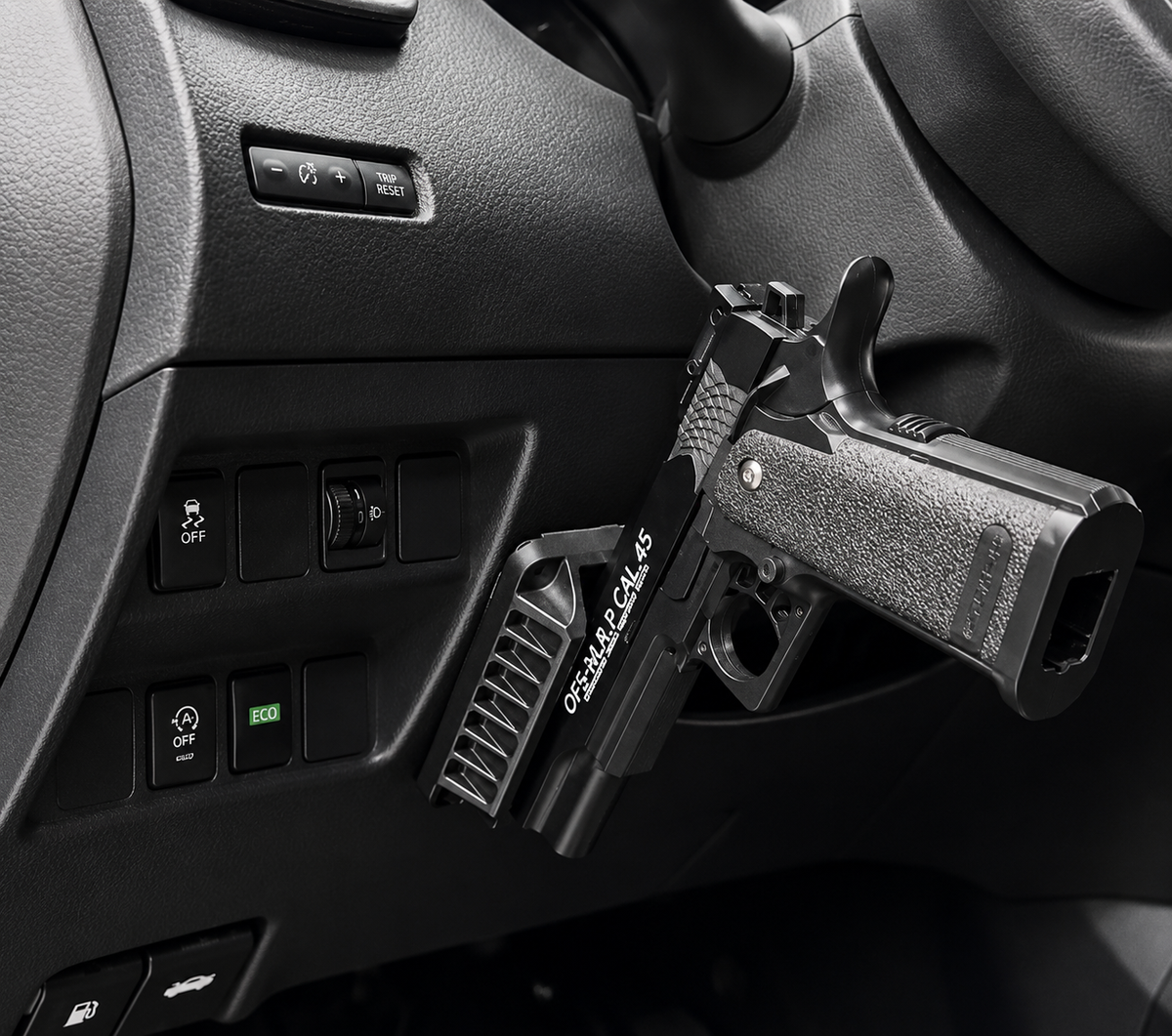Magnetic Quick-Draw Handgun Mount | Secure Magnetic Carry System