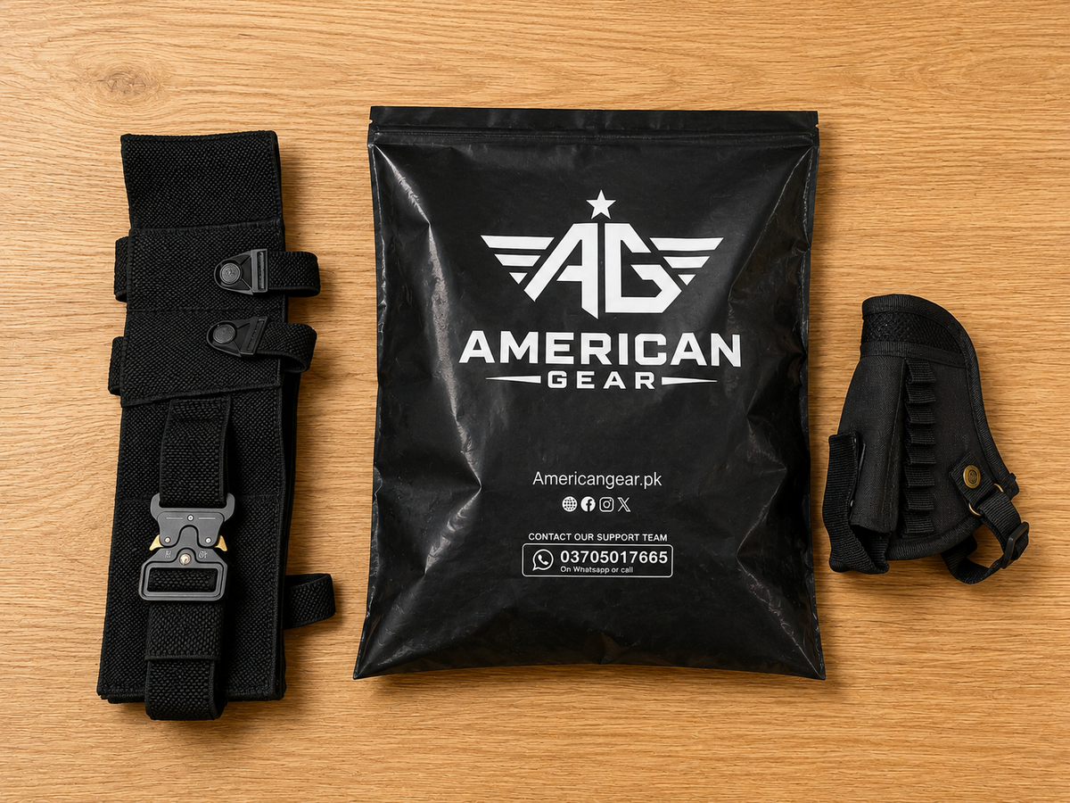 Premium 3 in 1 Carry Set | Belly Belt + Pistol Pouch + FREE Gun Cleaning Kit