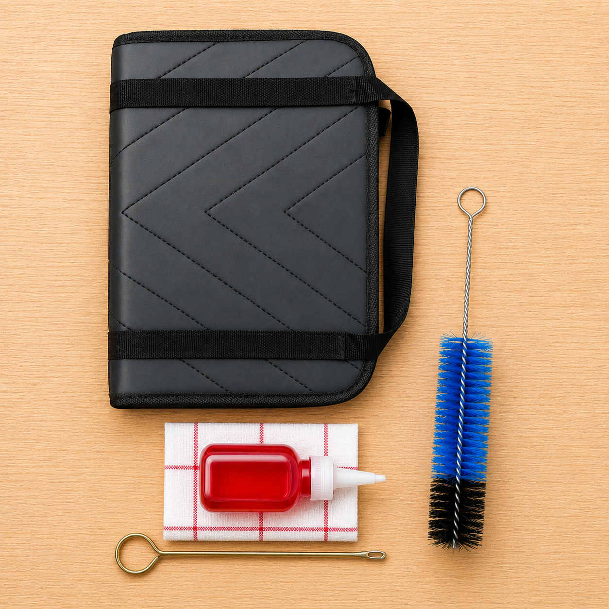 Deluxe Leather Pistol Bag | FREE Cleaning Kit Offer